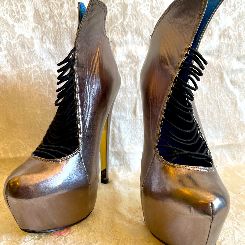 Cape Robbin Silver Stiletto Heels